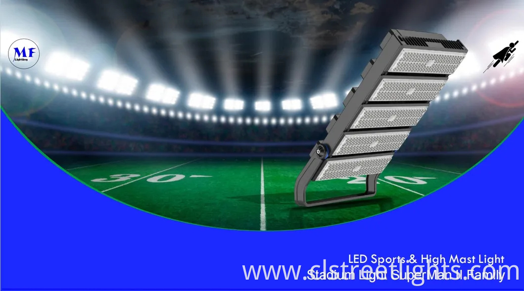 High Power Module 250W 500W 1000W 1250W 1500W Ik10 IP66 Outdoor Waterproof Tennis Sports LED Flood Light Stadium Light for Football Soccer Court